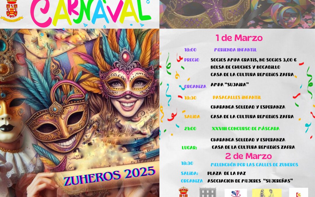 CARTEL CARNAVAL Zuheros